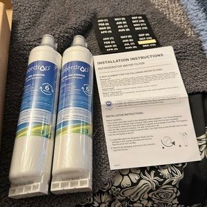 Refrigerator water filters 2 pack